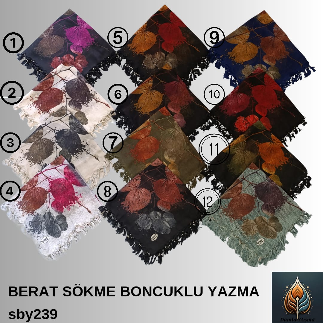Sökme (çekme) boncuklu yazma batik desen