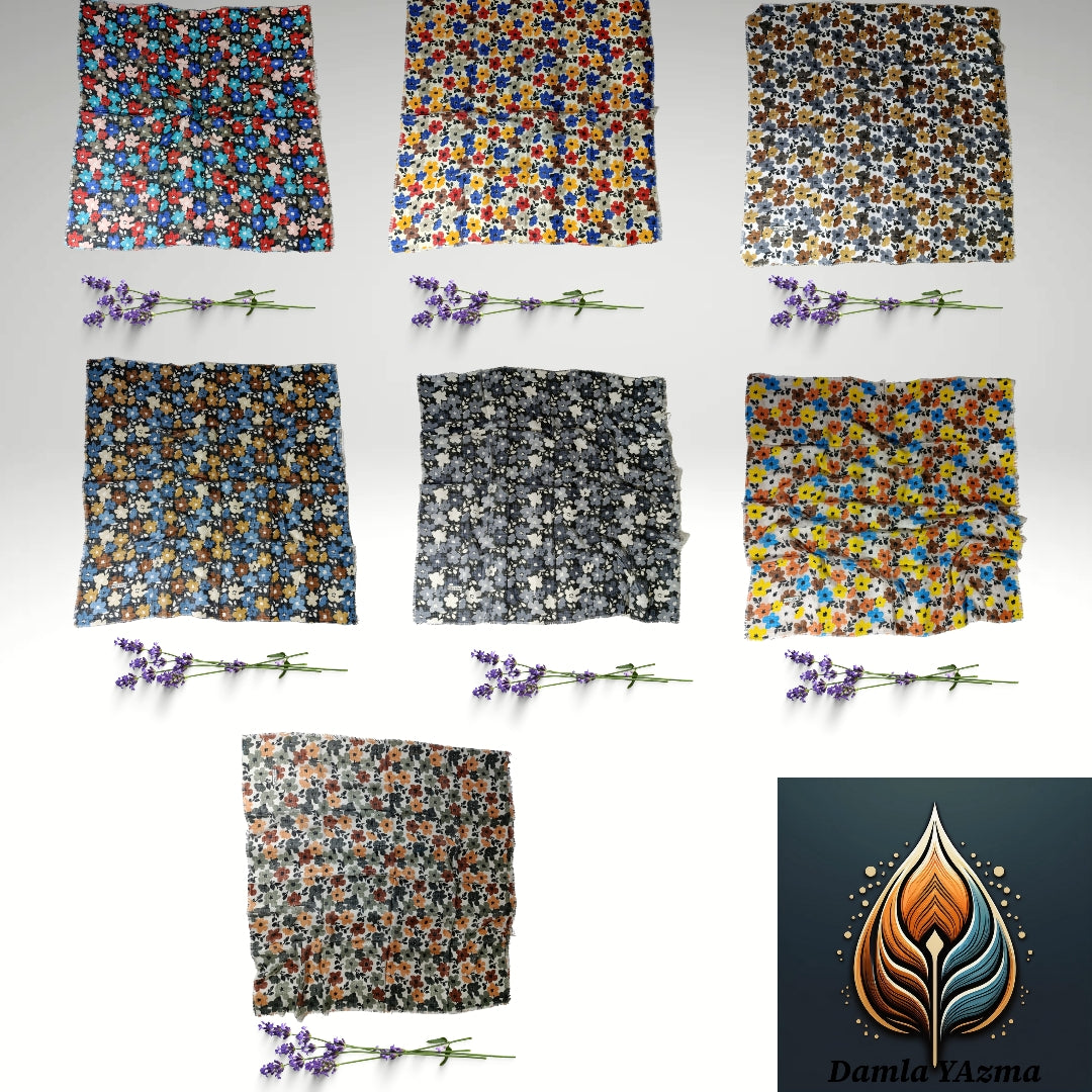 Polocraft flamlı pamuk eşarp